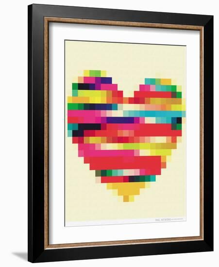 Rainbow Heart-Natasha Wescoat-Framed Giclee Print