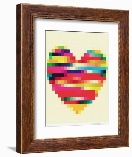 Rainbow Heart-Natasha Wescoat-Framed Giclee Print