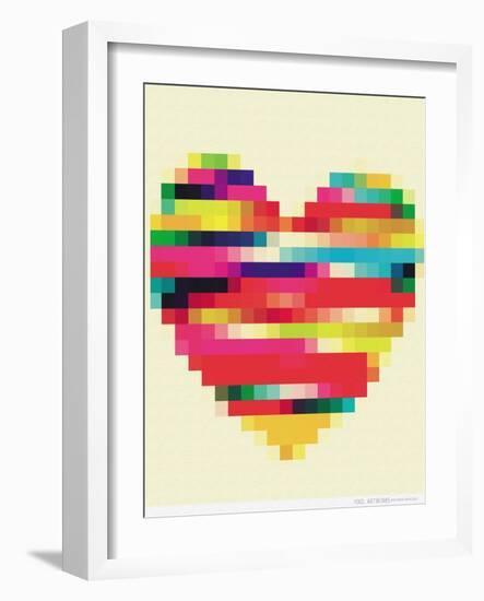 Rainbow Heart-Natasha Wescoat-Framed Giclee Print