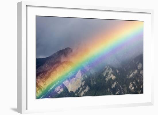 Rainbow in a Summer Storm-Armin Mathis-Framed Photographic Print