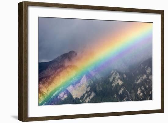 Rainbow in a Summer Storm-Armin Mathis-Framed Photographic Print