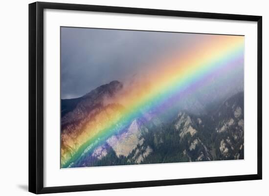 Rainbow in a Summer Storm-Armin Mathis-Framed Photographic Print