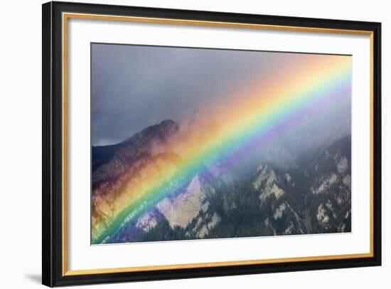 Rainbow in a Summer Storm-Armin Mathis-Framed Photographic Print