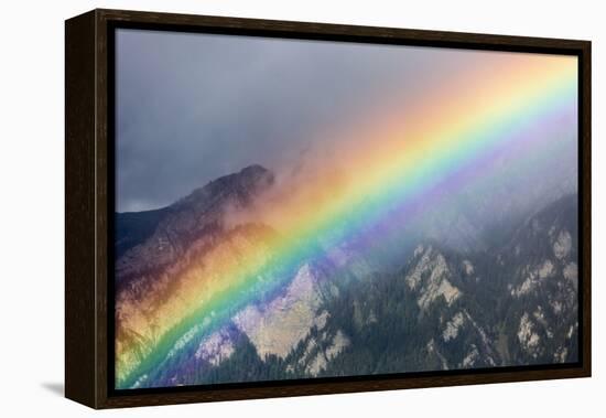 Rainbow in a Summer Storm-Armin Mathis-Framed Premier Image Canvas