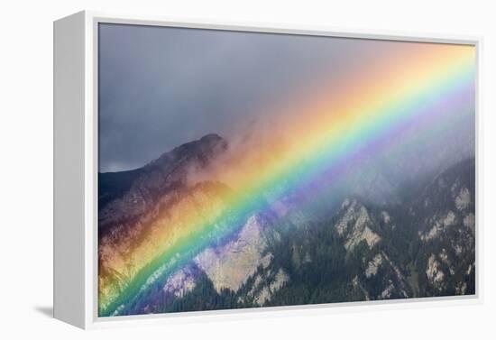 Rainbow in a Summer Storm-Armin Mathis-Framed Premier Image Canvas