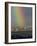 Rainbow is Seen over the Northern Gaza Strip, from the Israel-Gaza Border-null-Framed Photographic Print