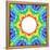 Rainbow Kaleidoscope Colorful Background-art_of_sun-Framed Stretched Canvas