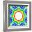 Rainbow Kaleidoscope Colorful Background-art_of_sun-Framed Art Print