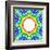 Rainbow Kaleidoscope Colorful Background-art_of_sun-Framed Art Print