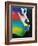 Rainbow Kiss-Abstract Graffiti-Framed Giclee Print