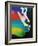 Rainbow Kiss-Abstract Graffiti-Framed Giclee Print