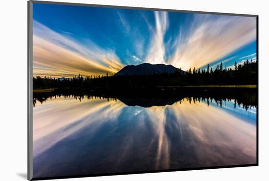 Rainbow Lake, Alaska, the Aleutian Mountain Range, near Willow Alaska-null-Mounted Photographic Print