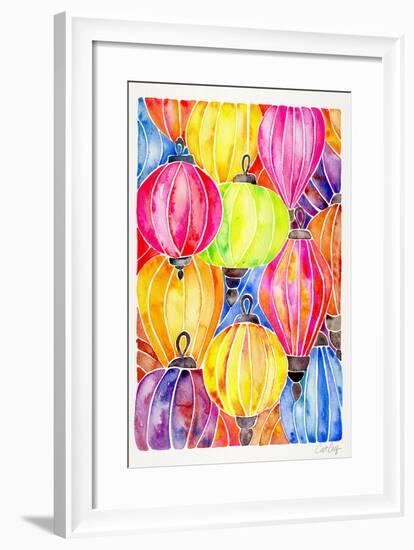 Rainbow Lanterns-Cat Coquillette-Framed Giclee Print