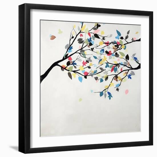 Rainbow Leaves-Kari Taylor-Framed Giclee Print