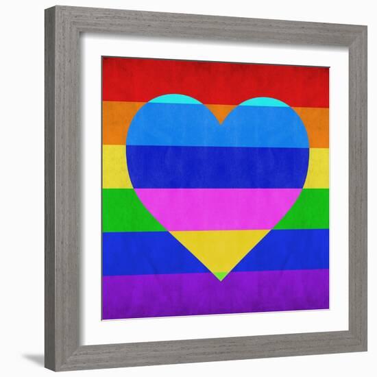 Rainbow Love-Ali Potman-Framed Giclee Print