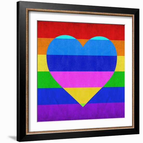 Rainbow Love-Ali Potman-Framed Giclee Print