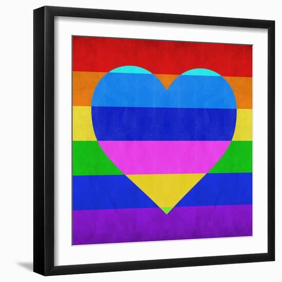 Rainbow Love-Ali Potman-Framed Giclee Print