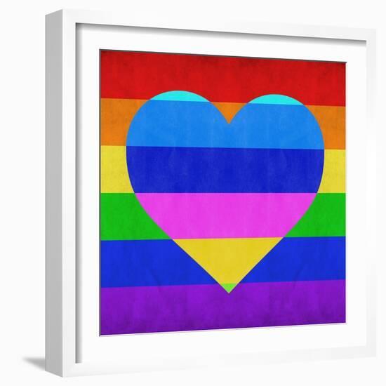 Rainbow Love-Ali Potman-Framed Giclee Print