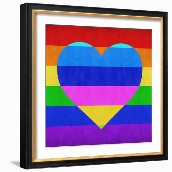 Rainbow Love-Ali Potman-Framed Giclee Print