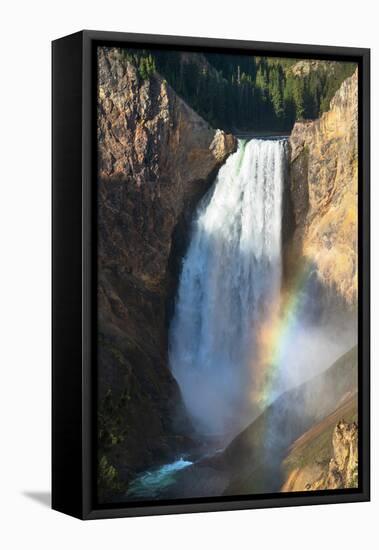 Rainbow Lower Falls-Alan Majchrowicz-Framed Premier Image Canvas