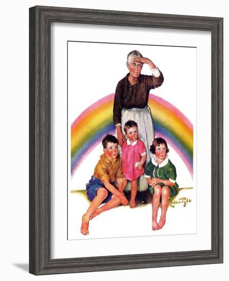 "Rainbow,"March 28, 1936-Ellen Pyle-Framed Giclee Print
