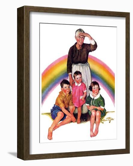 "Rainbow,"March 28, 1936-Ellen Pyle-Framed Giclee Print