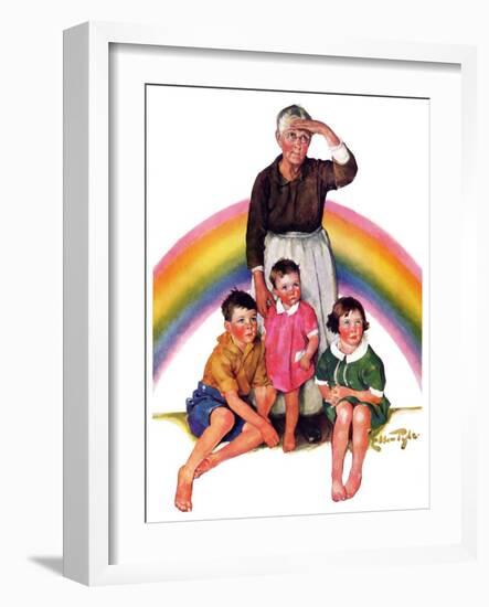 "Rainbow,"March 28, 1936-Ellen Pyle-Framed Giclee Print