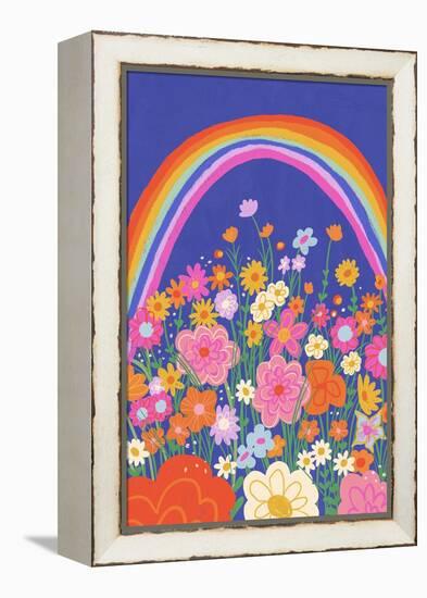 Rainbow Meadow-Gigi Rosado-Framed Premier Image Canvas