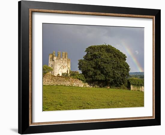 Rainbow Near Kilcash Castle, County Tipperary, Munster, Republic of Ireland, Europe-Richard Cummins-Framed Photographic Print