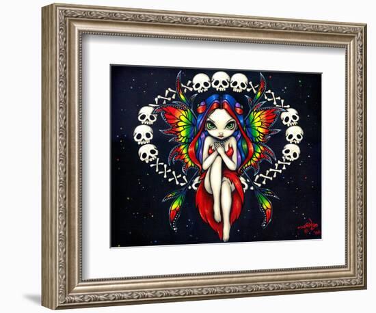 Rainbow of Bones Fairy-Jasmine Becket-Griffith-Framed Art Print