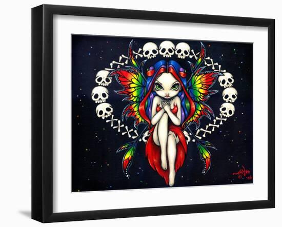 Rainbow of Bones Fairy-Jasmine Becket-Griffith-Framed Art Print