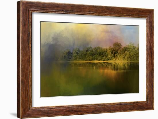 Rainbow of Color at the River-Jai Johnson-Framed Giclee Print