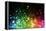 Rainbow Of Lights-SSilver-Framed Stretched Canvas