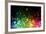 Rainbow Of Lights-SSilver-Framed Art Print