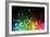 Rainbow Of Lights-SSilver-Framed Art Print