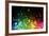 Rainbow Of Lights-SSilver-Framed Art Print