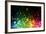 Rainbow Of Lights-SSilver-Framed Art Print