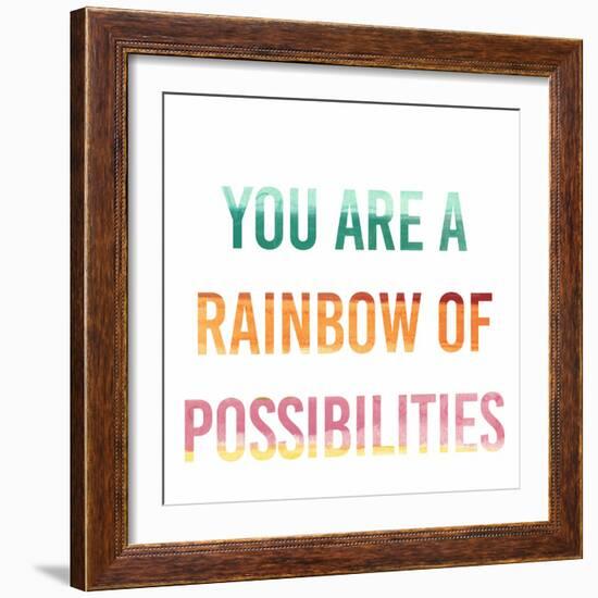 Rainbow of Possibilities I-Studio W-Framed Art Print