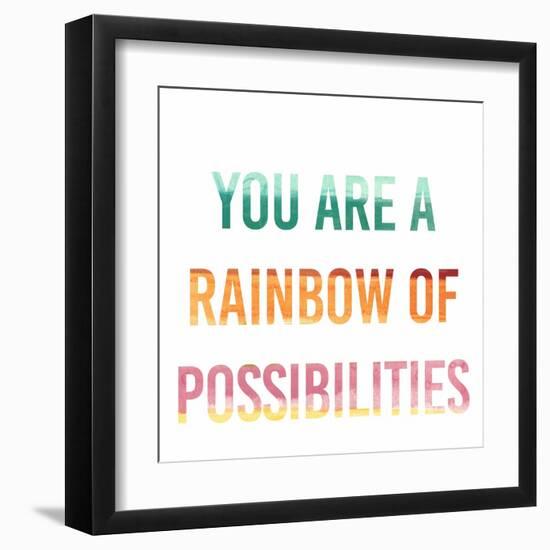 Rainbow of Possibilities I-Studio W-Framed Art Print