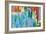 Rainbow of Stripes Crop-Danhui Nai-Framed Art Print