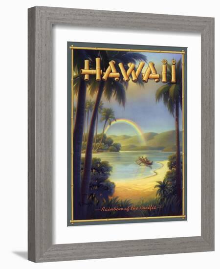 Rainbow of the Pacific-Kerne Erickson-Framed Art Print