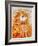 Rainbow Orange-Cat-Oxana Zaiko-Framed Giclee Print