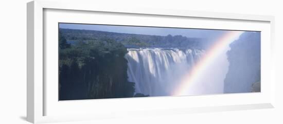 Rainbow over a Waterfall, Victoria Falls, Zambezi River, Zimbabwe-null-Framed Photographic Print