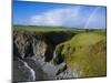 Rainbow over Ballydowane, the Copper Coast, County Waterford, Ireland-null-Mounted Photographic Print