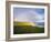 Rainbow Over Chimney Rock, California-George Oze-Framed Photographic Print