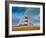 Rainbow over Happisburgh Light House, Norfolk, UK-Ernie Janes-Framed Photographic Print