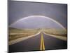 Rainbow Over Highway, CA-Thomas Winz-Mounted Photographic Print