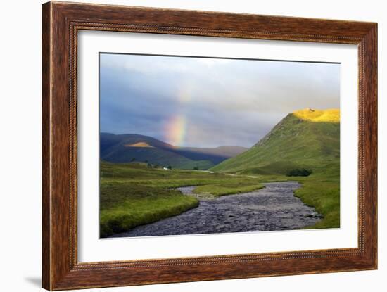 Rainbow Over River Clunie, Scotland-Duncan Shaw-Framed Photographic Print