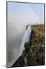 Rainbow over Victoria Falls, Zambia-Peter Adams-Mounted Photographic Print