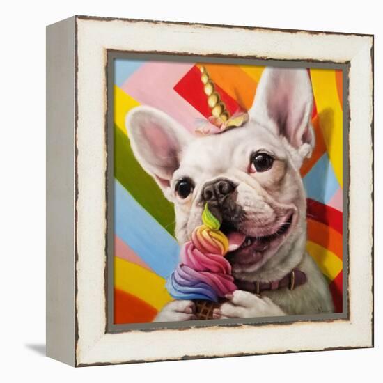 Rainbow Party-Lucia Heffernan-Framed Stretched Canvas